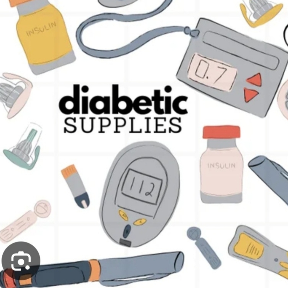 Diabetic Supplies Box * Supplies Avalability On Description*